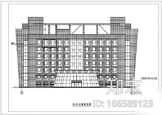 铝板幕墙与铝合金落地窗大样cad施工图下载【ID:166589123】