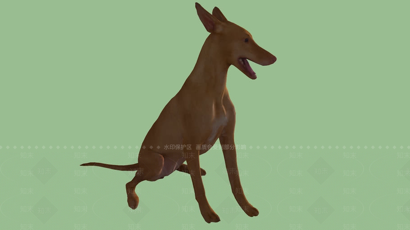 法老王猎犬SU模型下载【ID:1162489516】