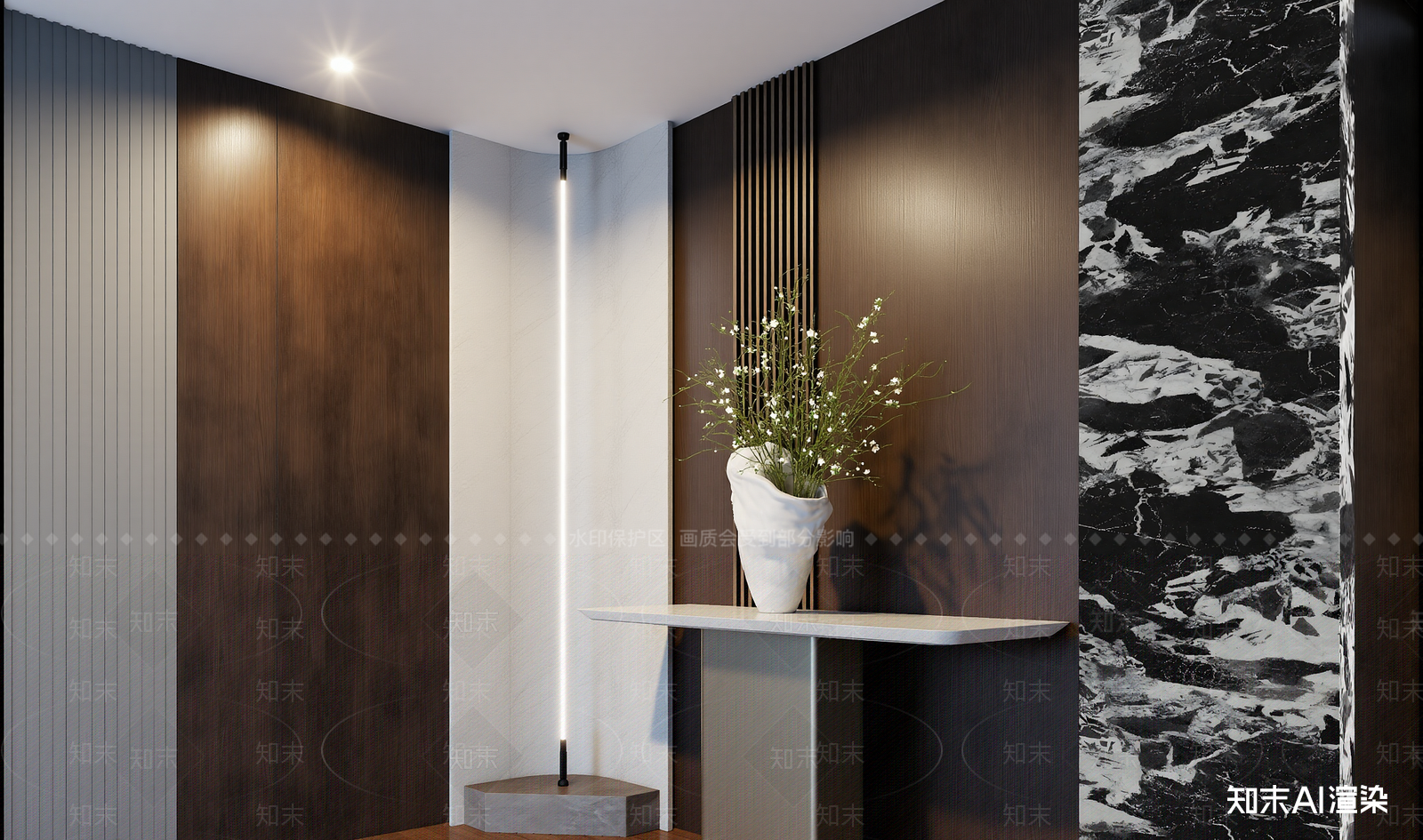 现代酒店大堂3D模型下载【ID:1215008167】