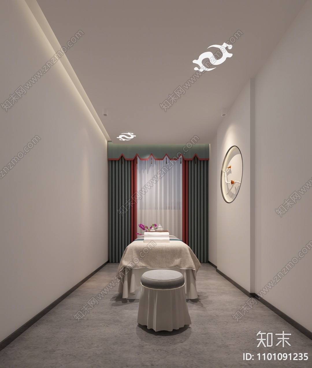 新中式SPA3D模型下载【ID:1101091235】