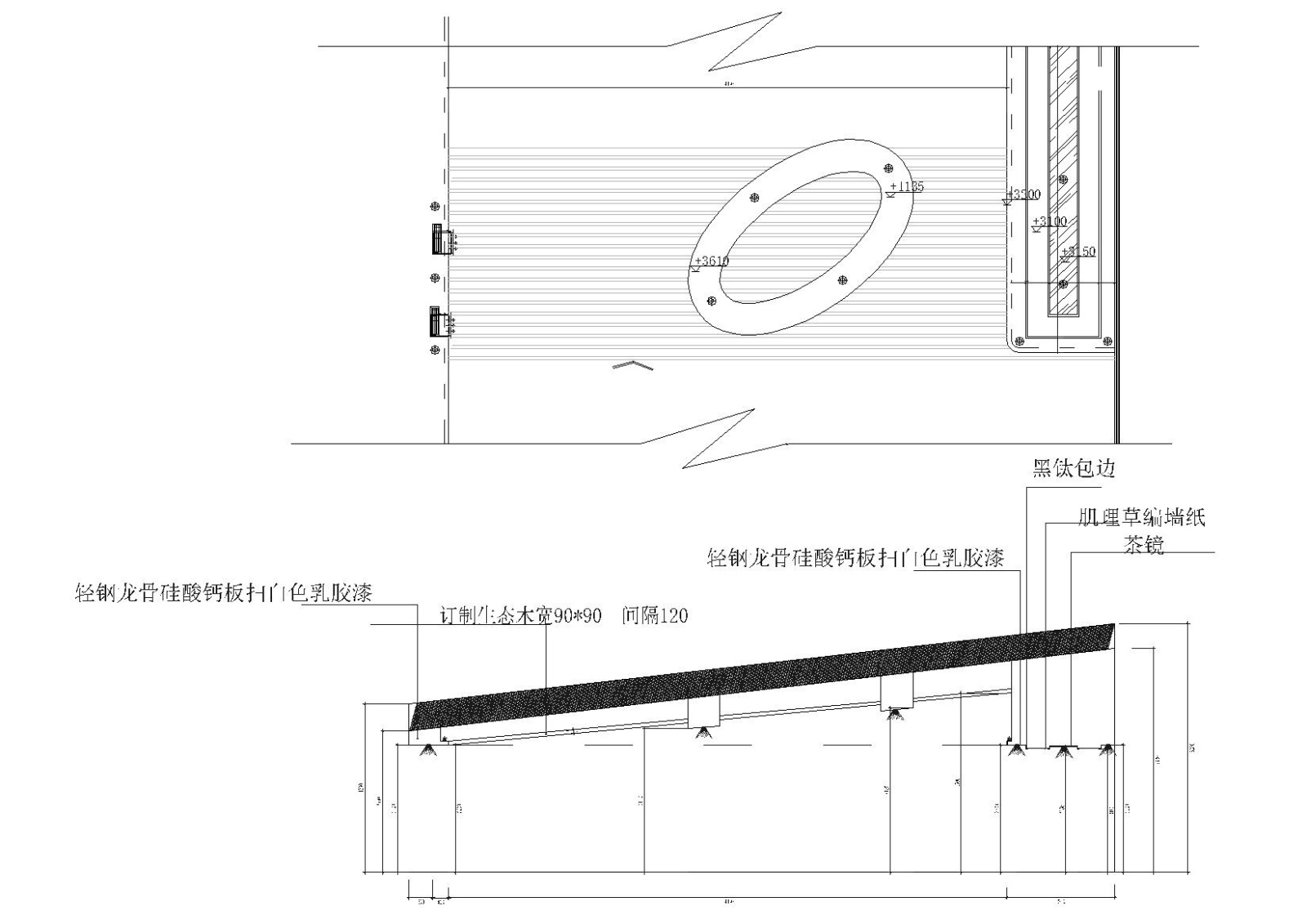 铜锅火锅店装饰设计施工图+3D模型+效果图施工图下载【ID:160708114】