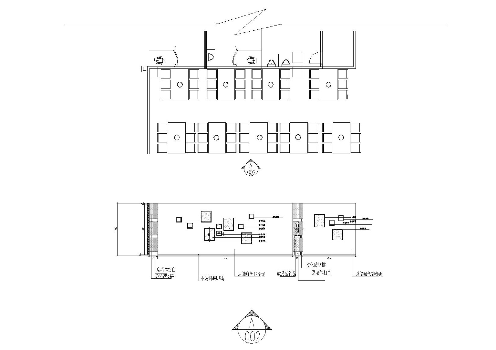 铜锅火锅店装饰设计施工图+3D模型+效果图施工图下载【ID:160708114】