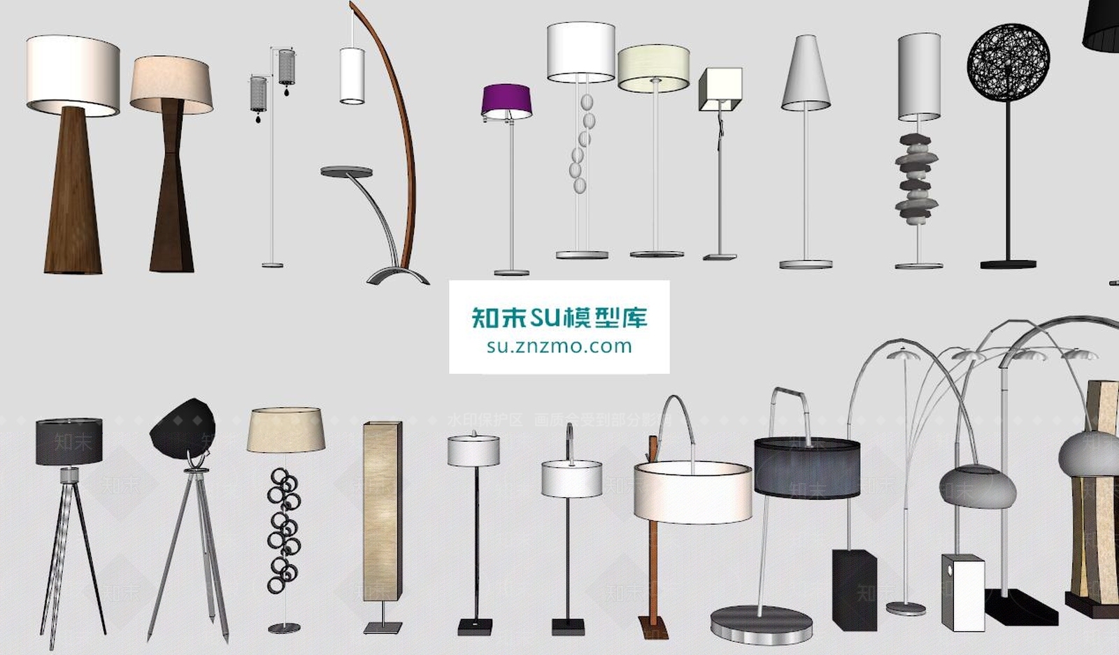 灯具SU模型下载【ID:169548176】