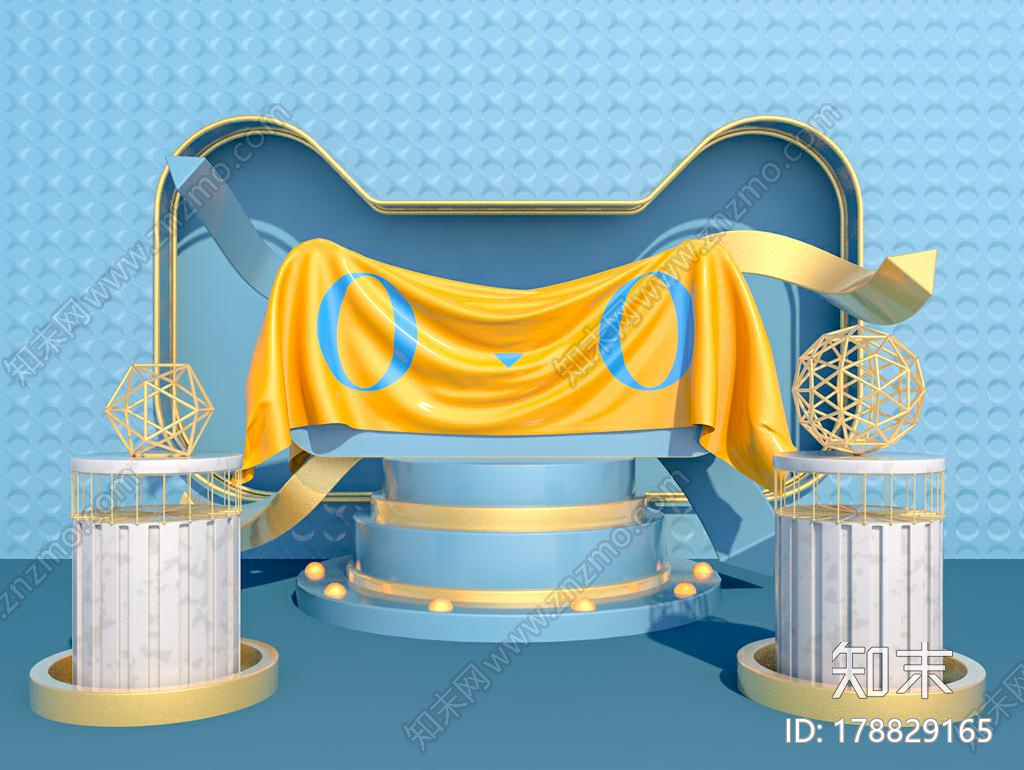 卡通天猫海报CG模型下载【ID:178829165】