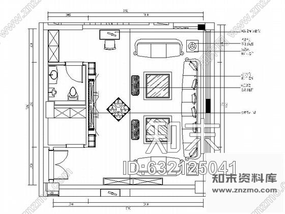 施工图福建特色国际音乐会所包厢装修图含效果cad施工图下载【ID:632125041】