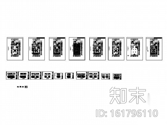 [湖南]某四星级豪华酒店大堂装修图（含效果）cad施工图下载【ID:161796110】