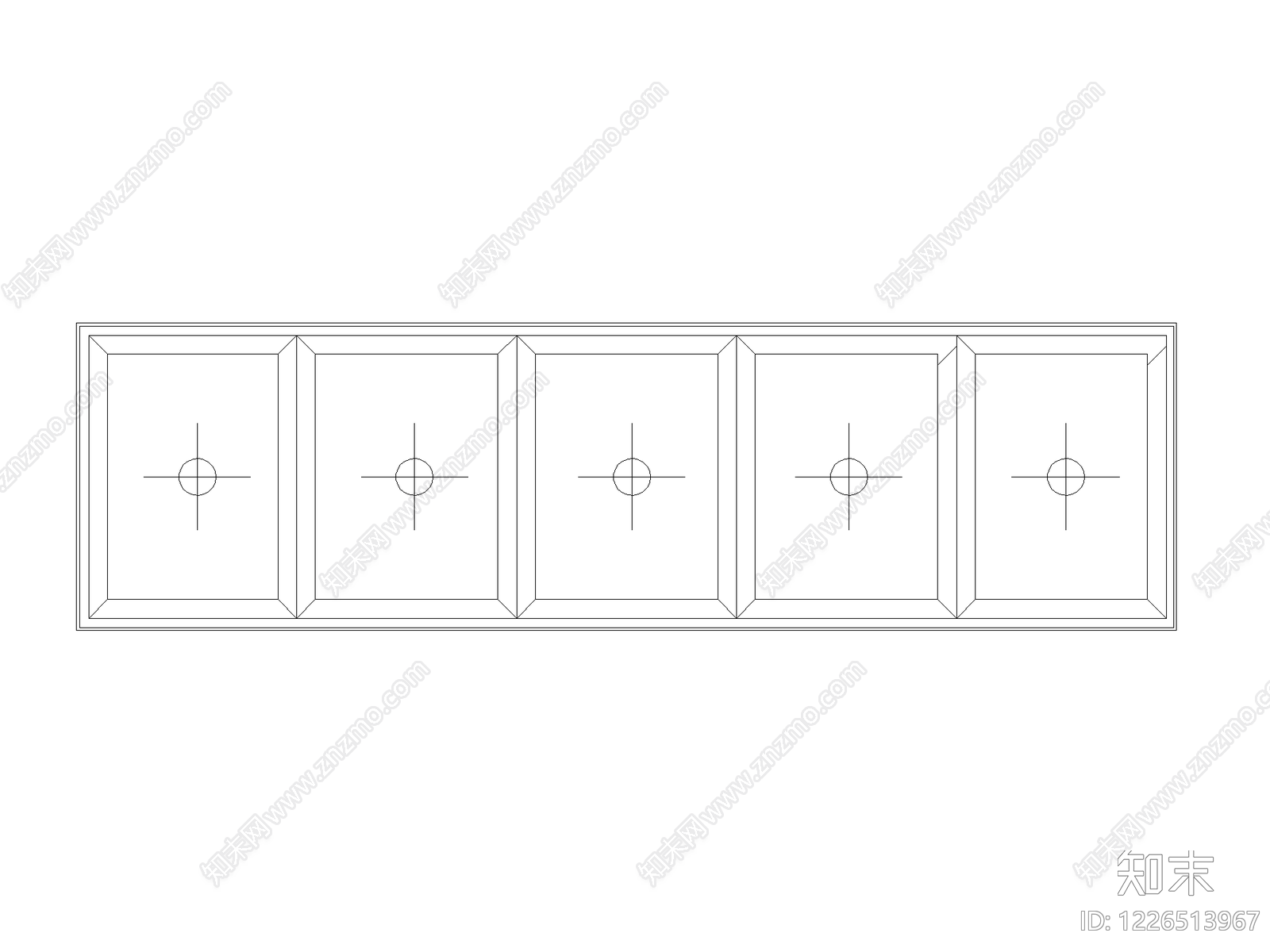 现代开关插座CAD图纸
