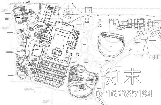 某温泉度假村竣工图cad施工图下载【ID:165385194】