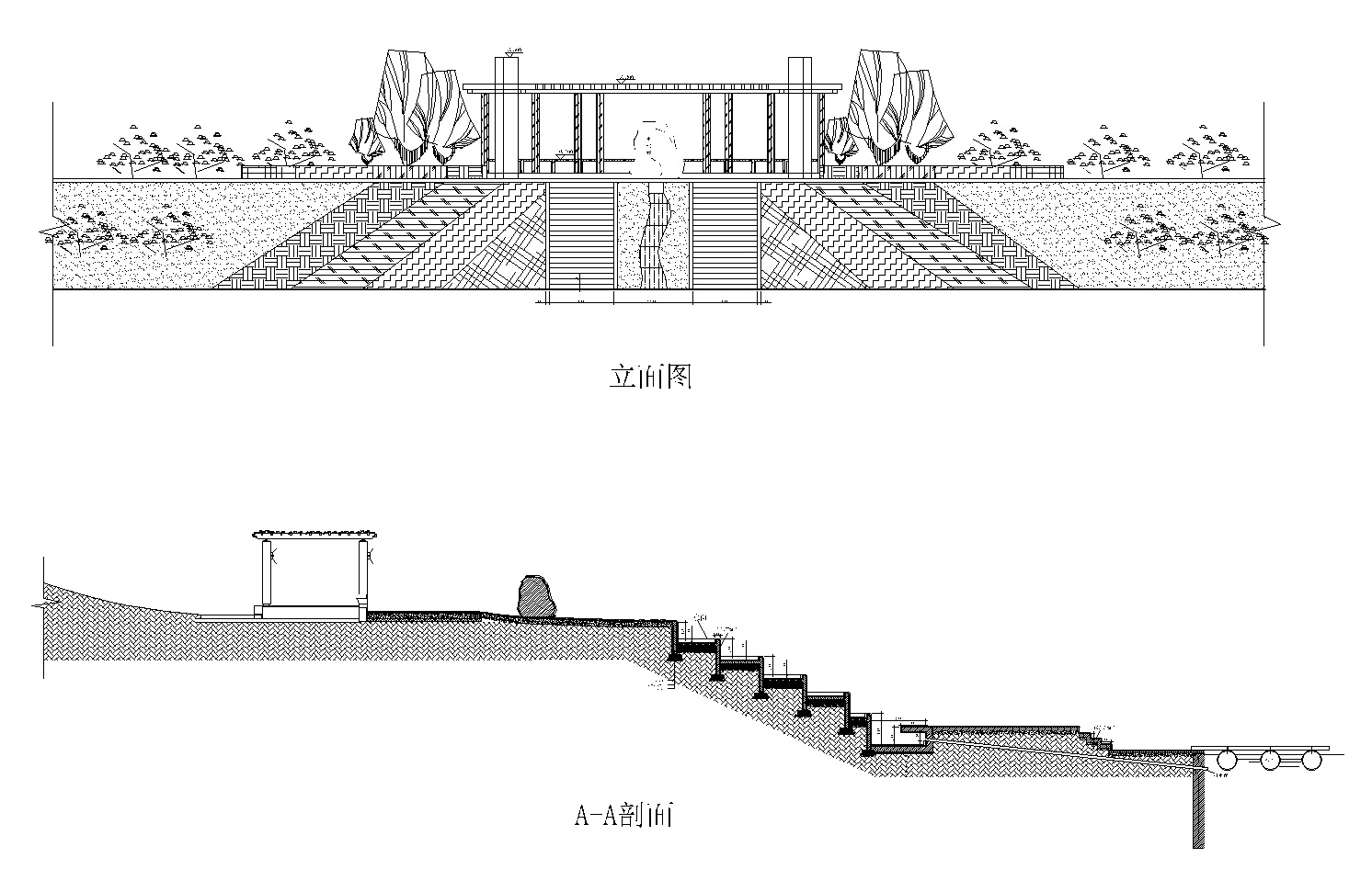 [辽宁]大连银河湾生态旅游园景观施工图cad施工图下载【ID:160717117】