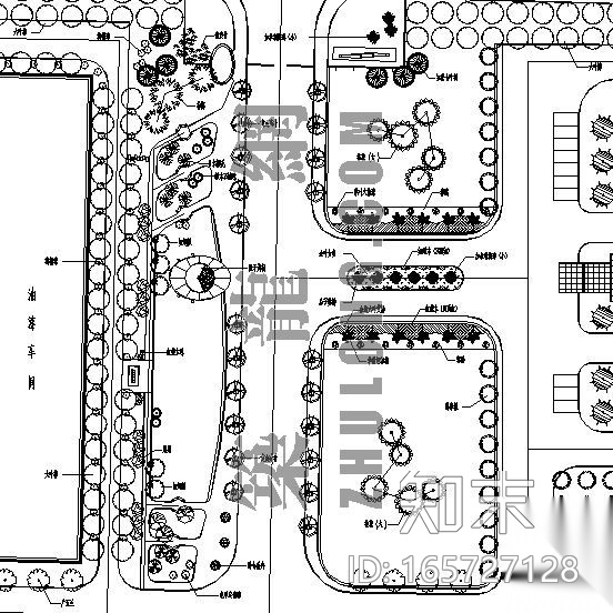 工业园景观设计全套施工图cad施工图下载【ID:165727128】