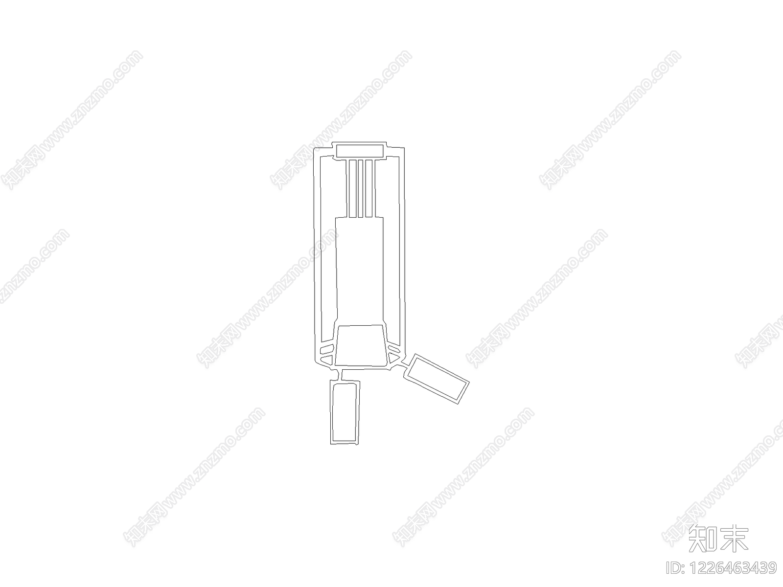 五金管件cad施工图下载【ID:1226463439】