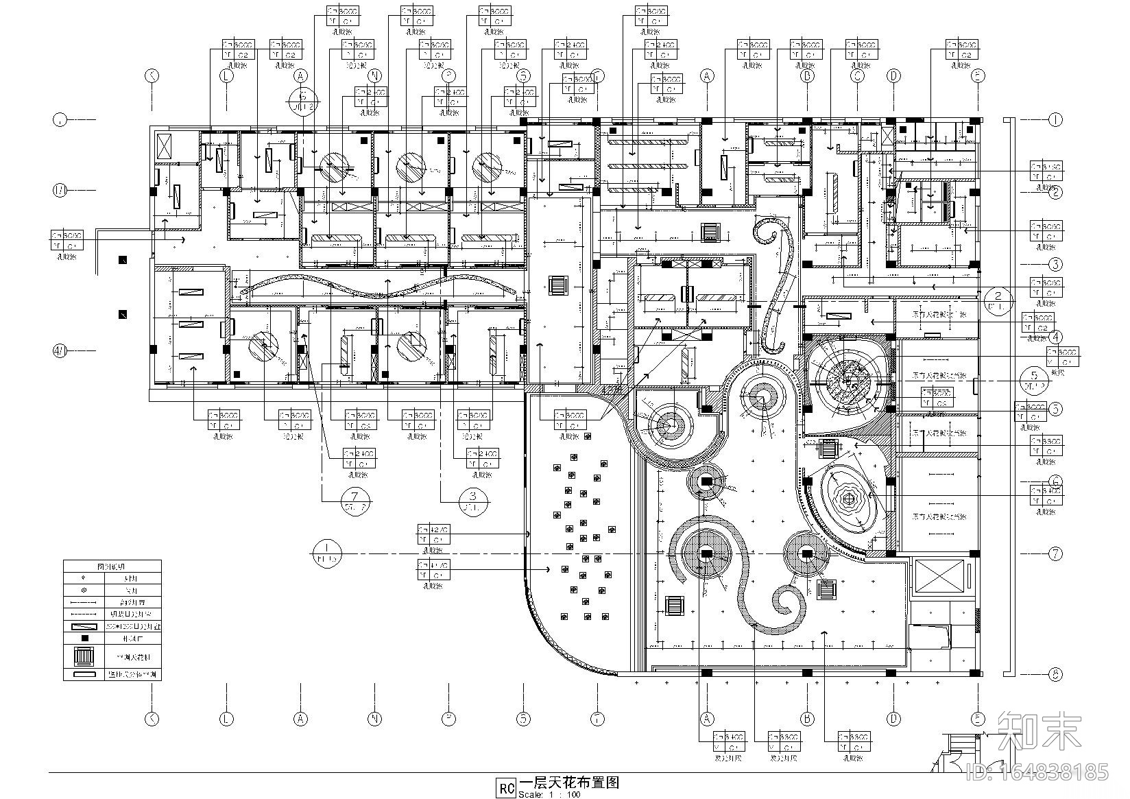 [广东]深圳美莱美容医院室内设计施工图cad施工图下载【ID:164838185】