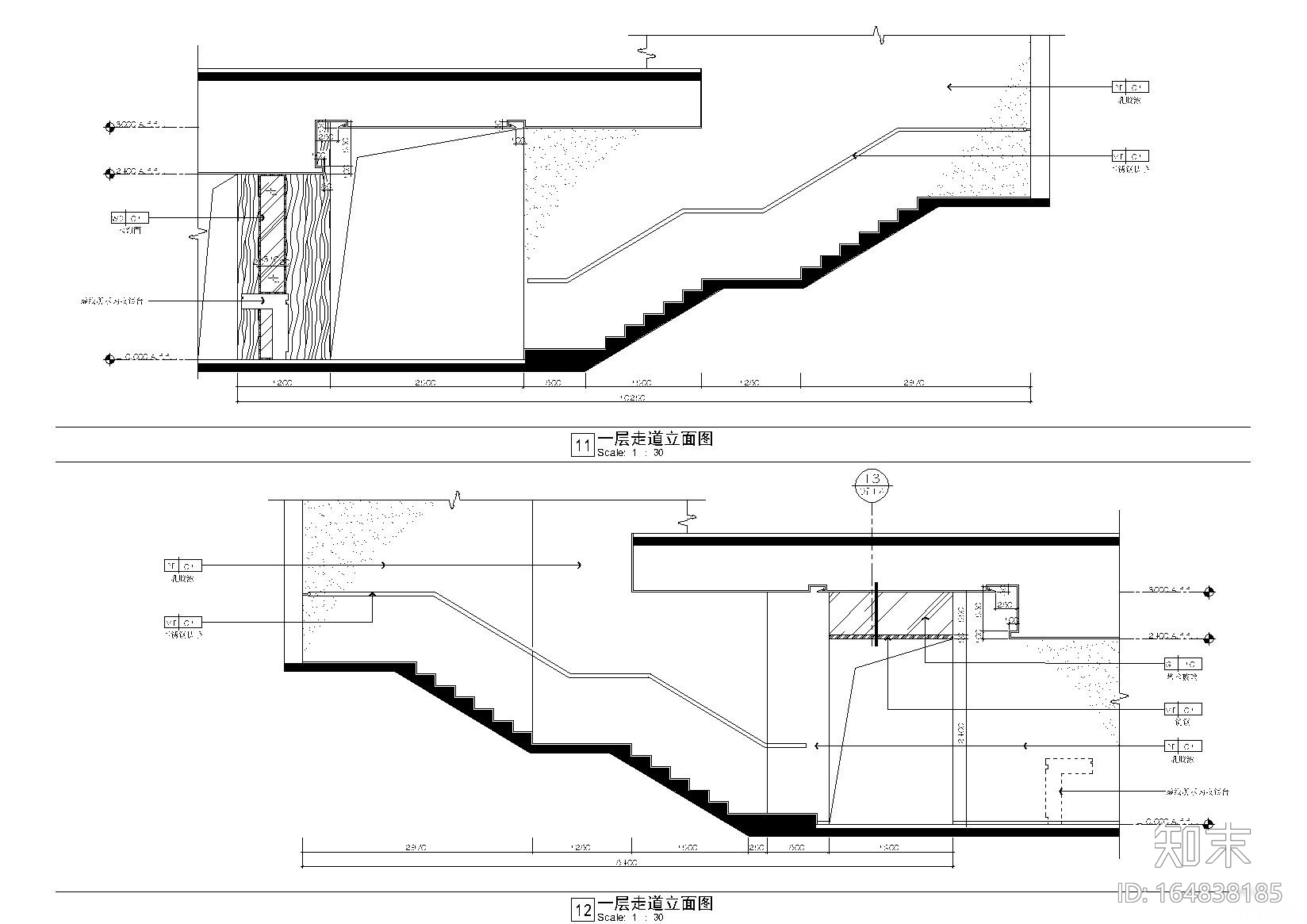 [广东]深圳美莱美容医院室内设计施工图cad施工图下载【ID:164838185】