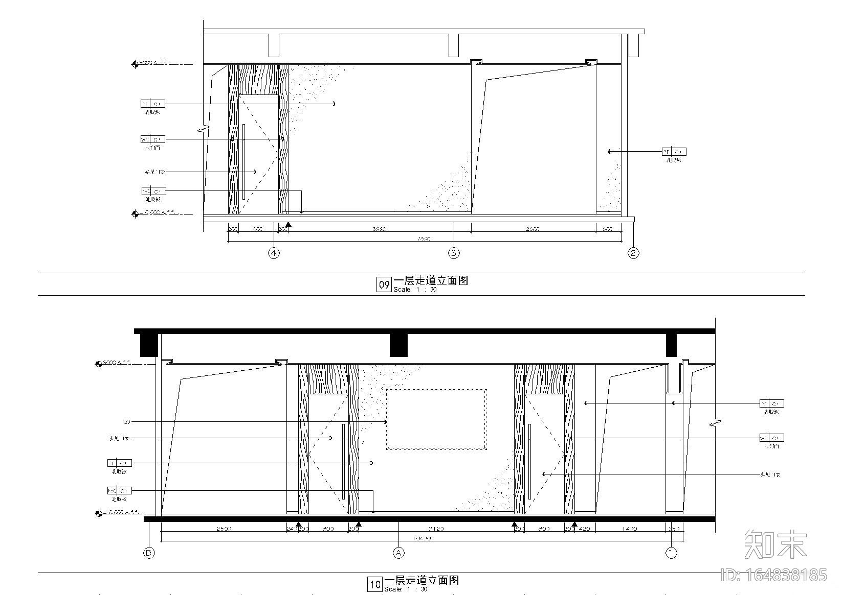 [广东]深圳美莱美容医院室内设计施工图cad施工图下载【ID:164838185】