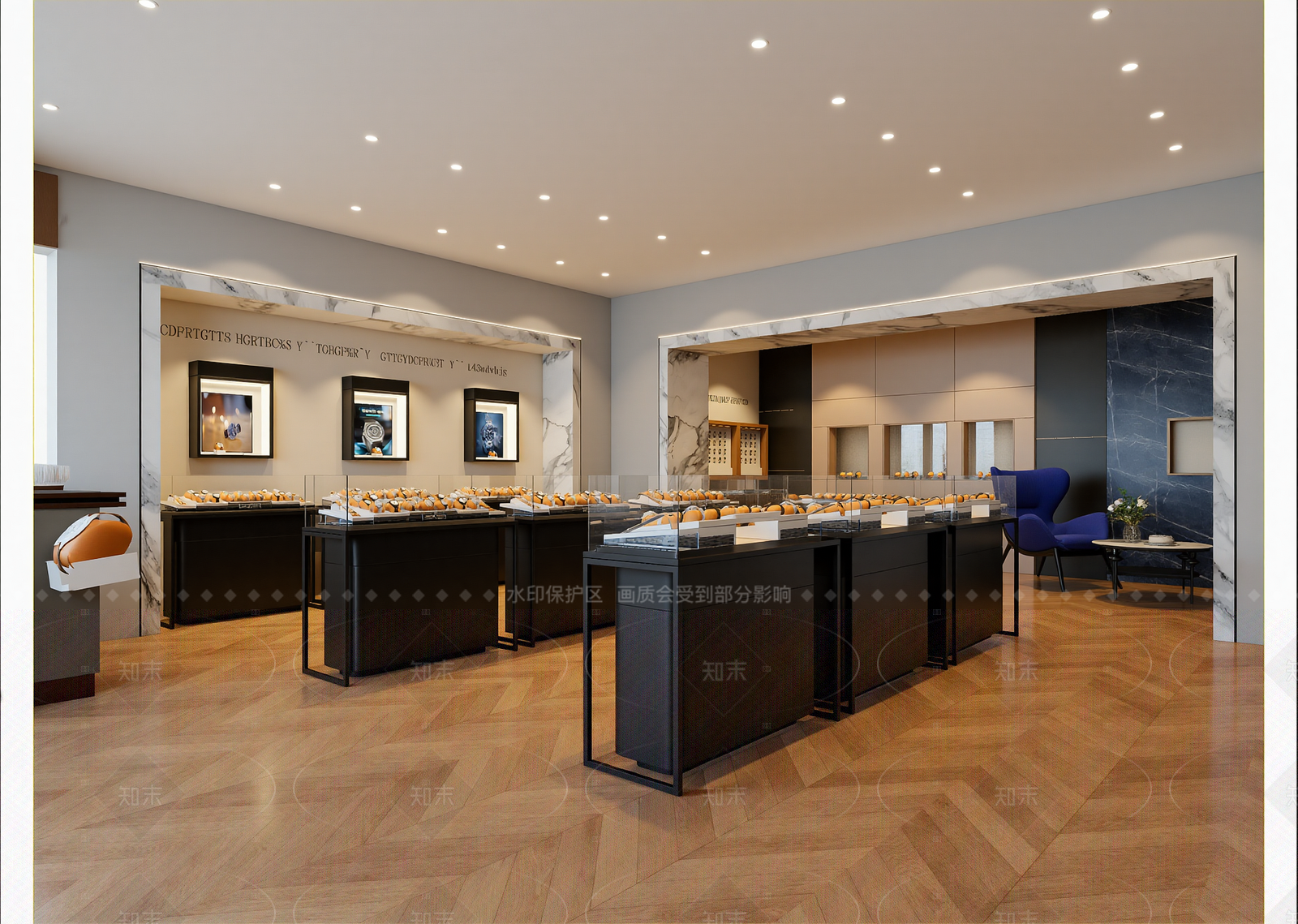 法式酒展厅3D模型下载【ID:1214626862】