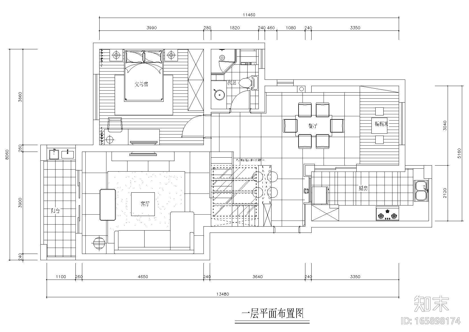 [江苏]苏州某户型样板间CAD施工图+实景拍摄cad施工图下载【ID:165898174】