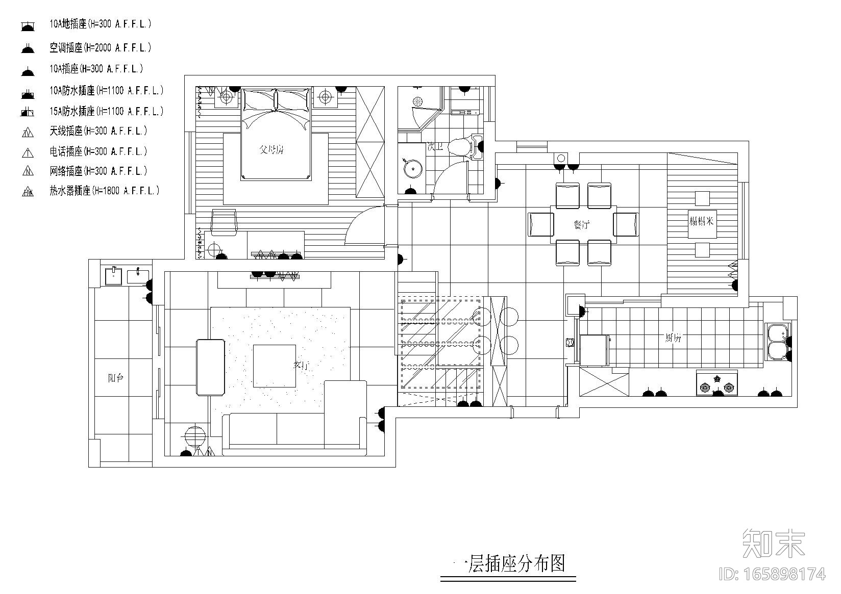 [江苏]苏州某户型样板间CAD施工图+实景拍摄cad施工图下载【ID:165898174】