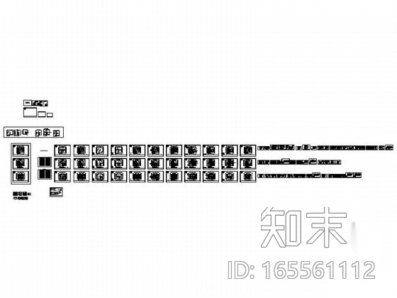 [福建]某时尚三层别墅全套施工图cad施工图下载【ID:165561112】