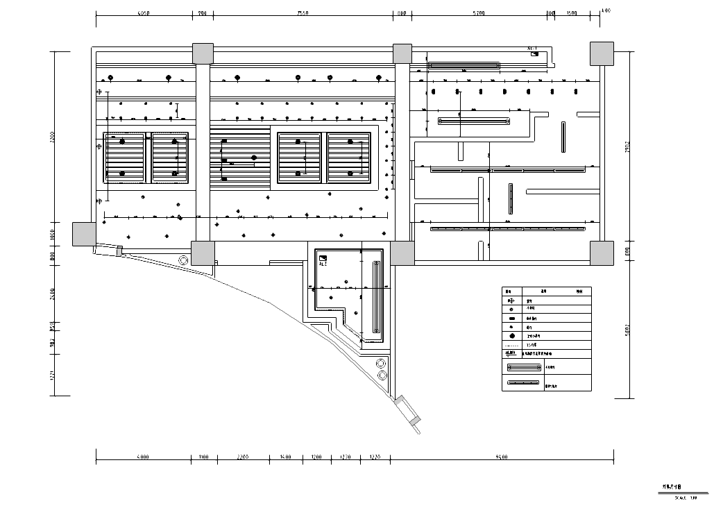 [山东]现代简约风格中餐厅装修全套施工图（含效果图）cad施工图下载【ID:161753155】