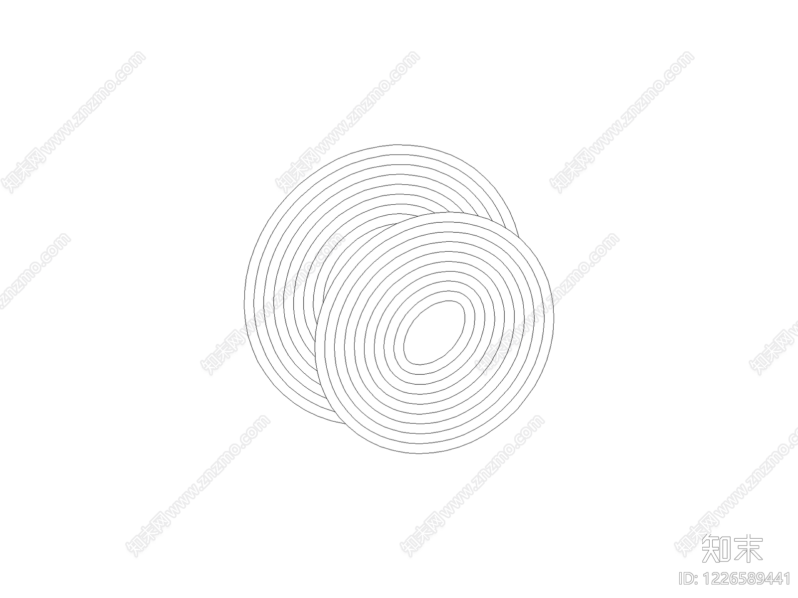 现代填充图案CAD图纸