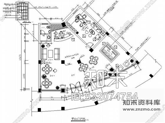 施工图福建某售楼接待中心内装修图cad施工图下载【ID:532074754】