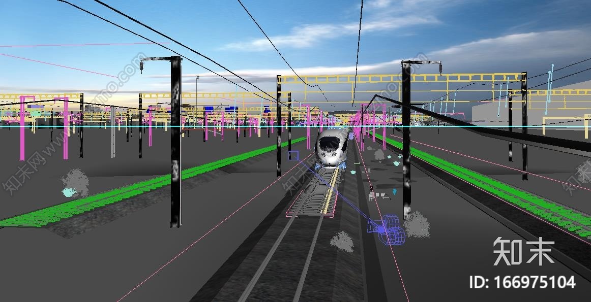 铁路CG模型下载【ID:166975104】