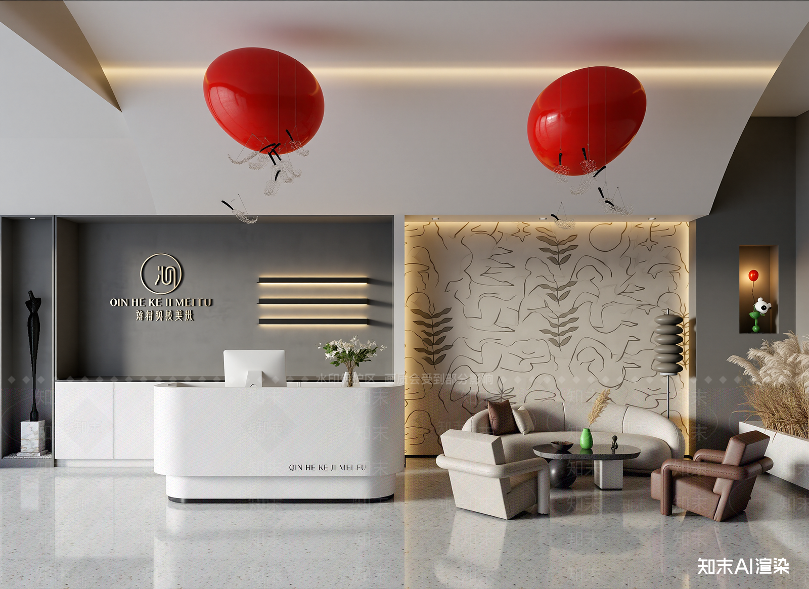 美容院3D模型下载【ID:1214035529】
