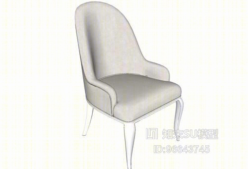 休闲椅子SU模型下载【ID:96643745】