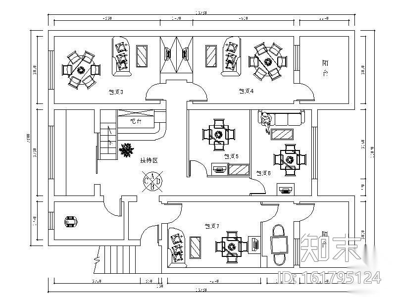 [湖南]某小茶楼装修图施工图下载【ID:161795124】