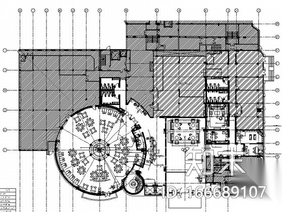 [北京]超奢华高档国际星级特色酒店设计施工图（含效果...cad施工图下载【ID:166689107】