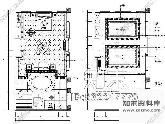 图块/节点洗浴贵宾包间装修详图Ⅰcad施工图下载【ID:832247779】