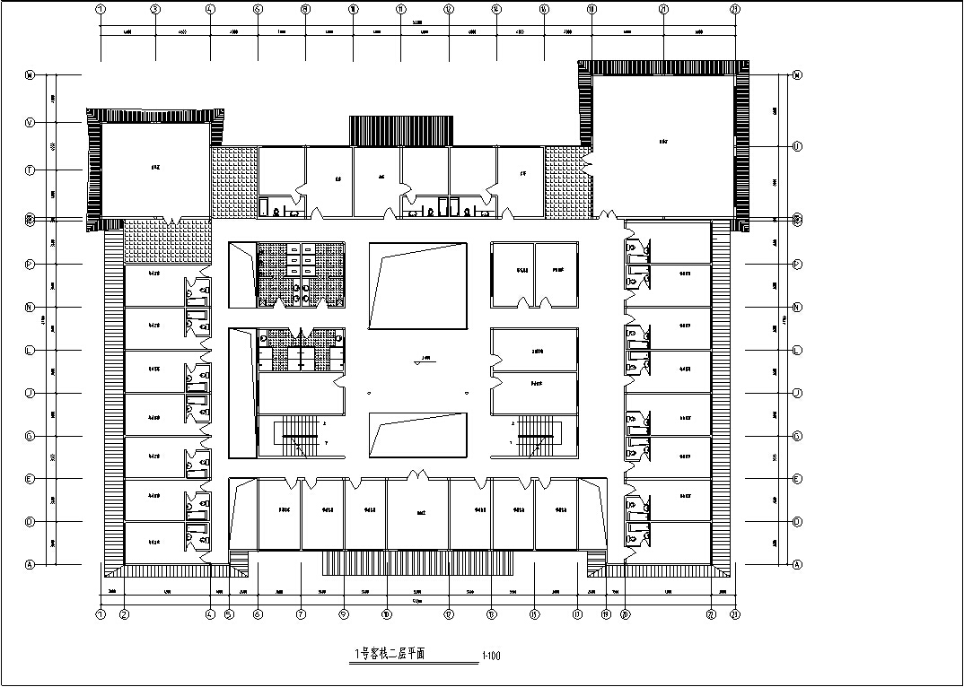 中式仿古多层民居式客栈建筑设计初设图CADcad施工图下载【ID:164873186】