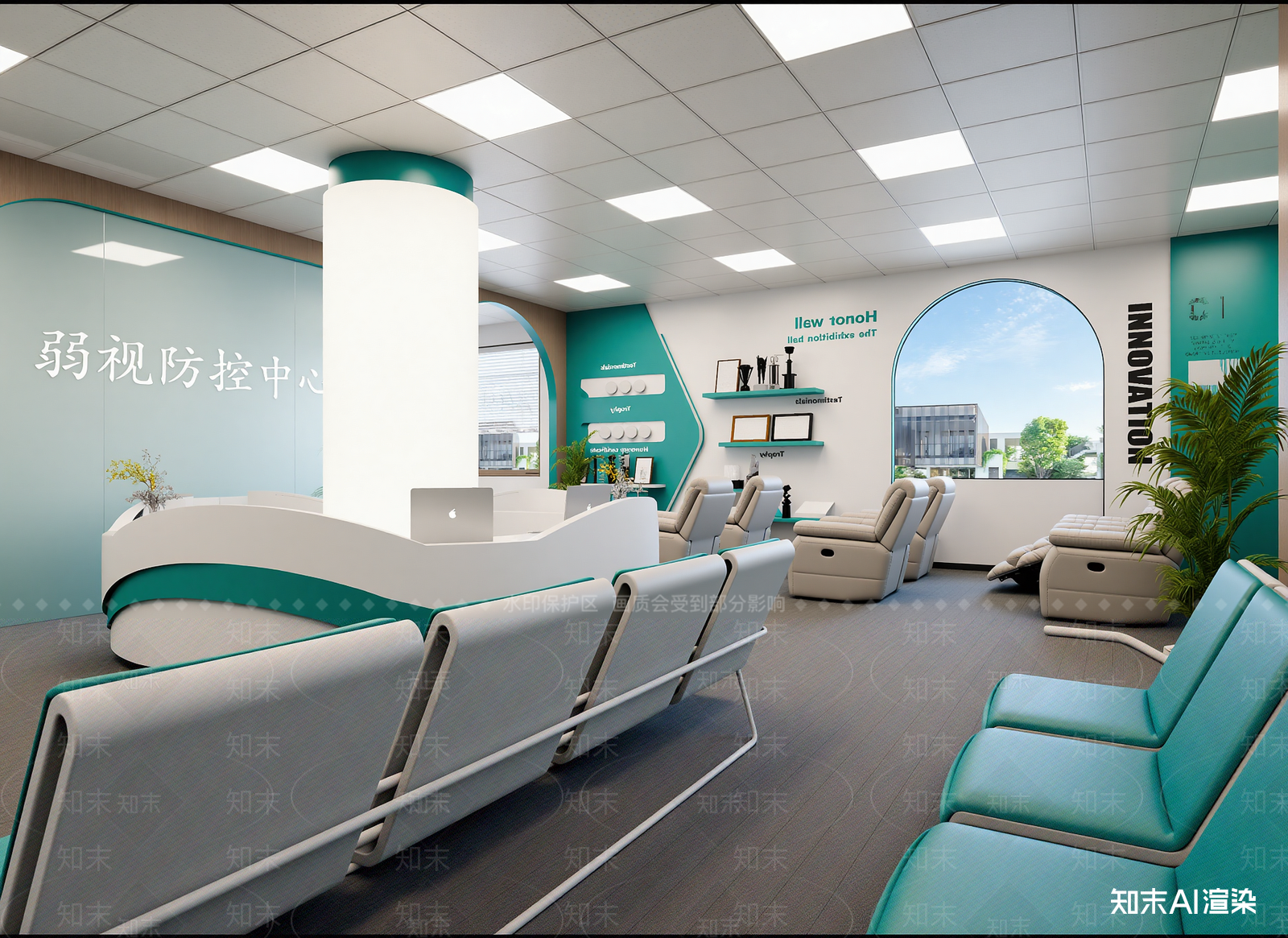 现代接待室3D模型下载【ID:1214325561】