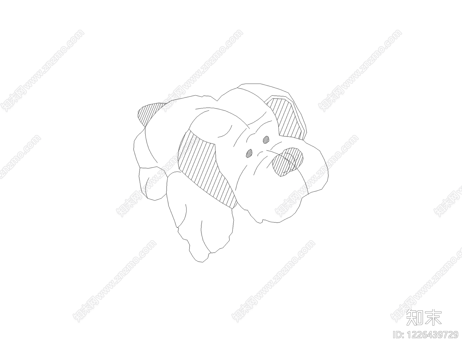 动物cad施工图下载【ID:1226439729】