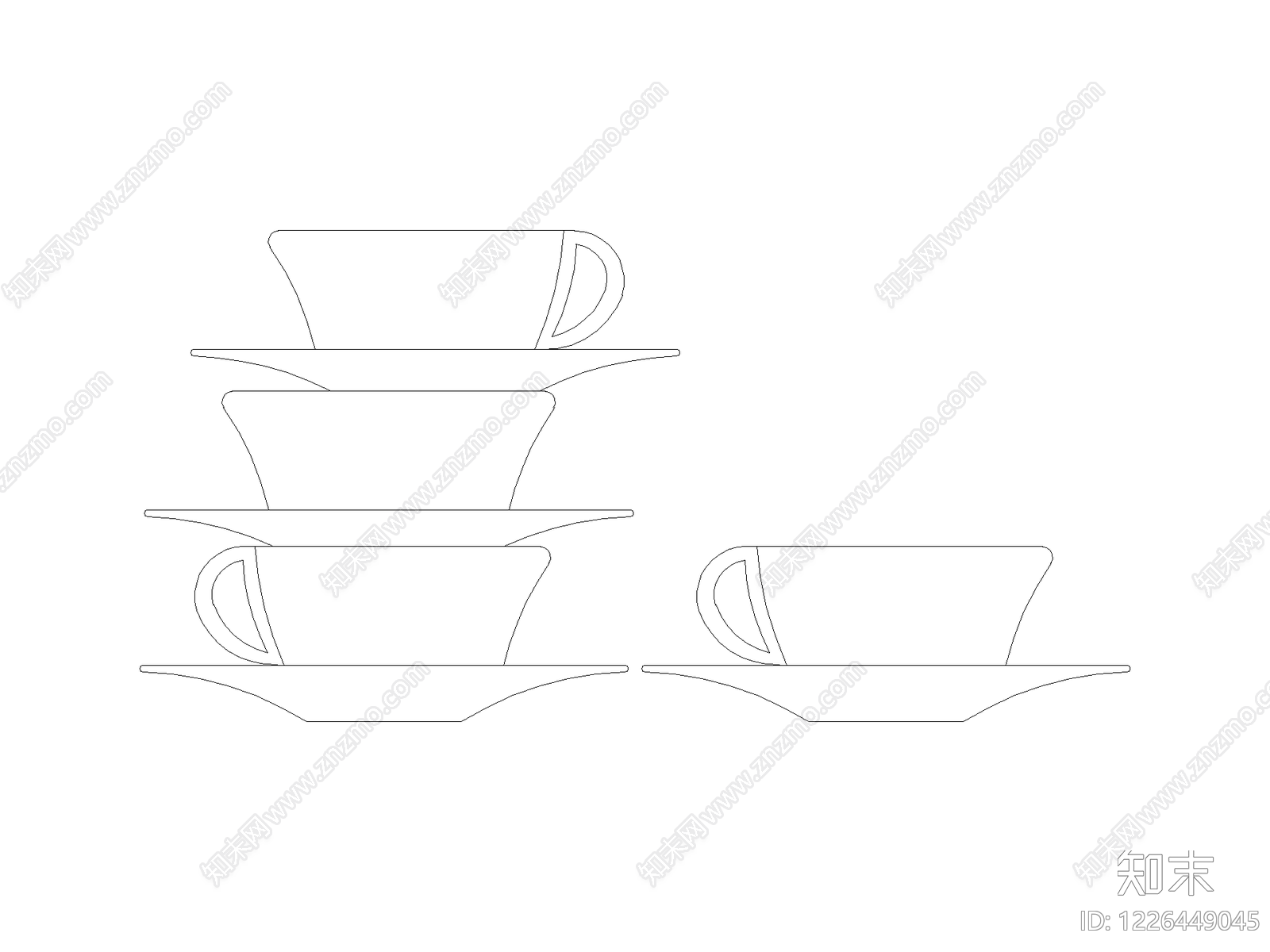 摆件cad施工图下载【ID:1226449045】