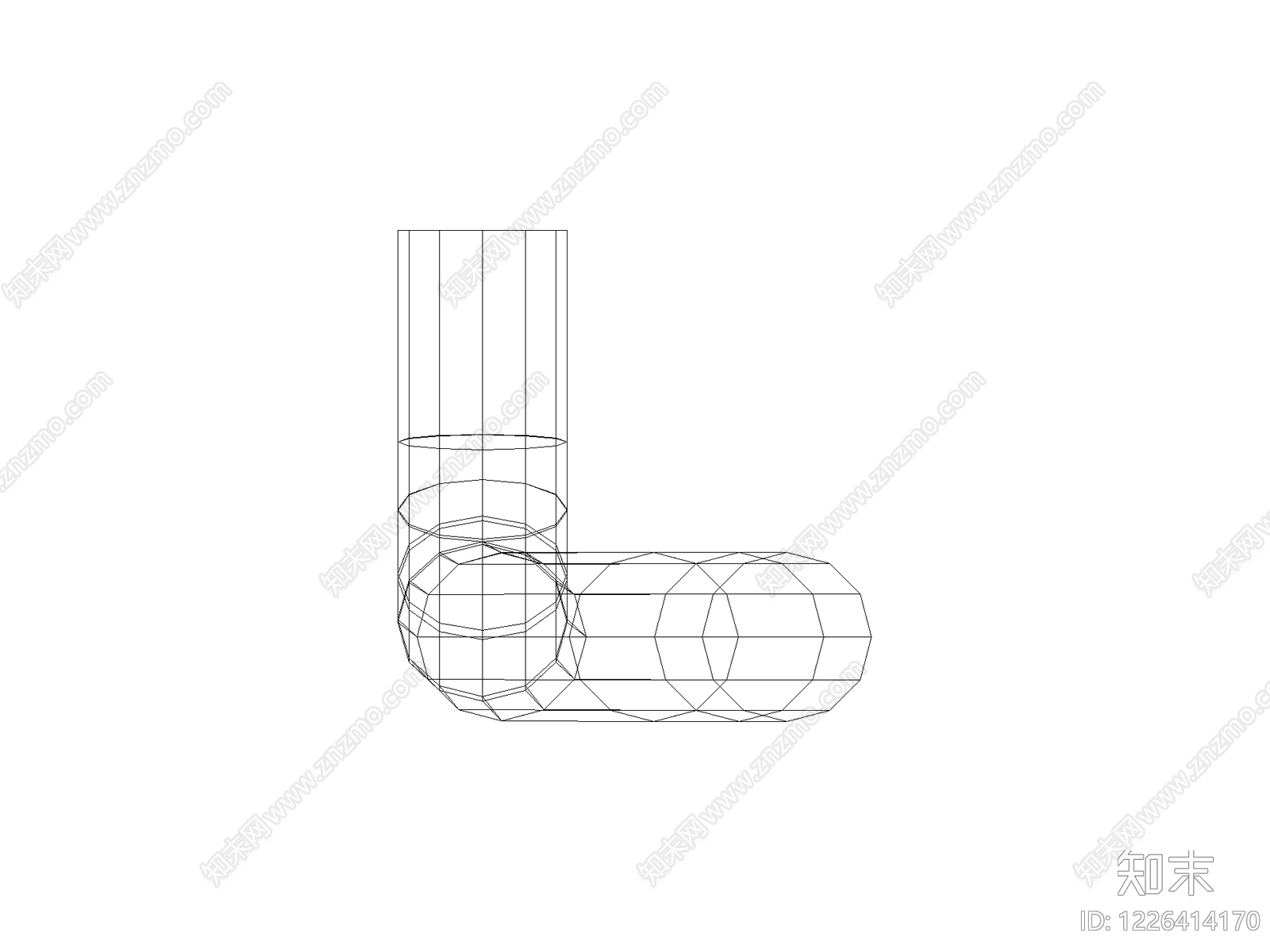 现代五金管件CAD图纸