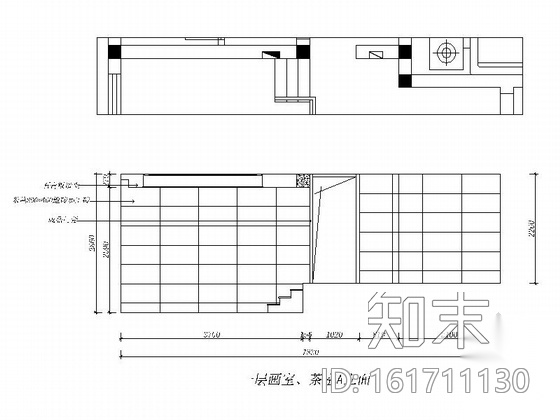 [江苏]新中式风格三层别墅室内装修施工图（含效果图）cad施工图下载【ID:161711130】