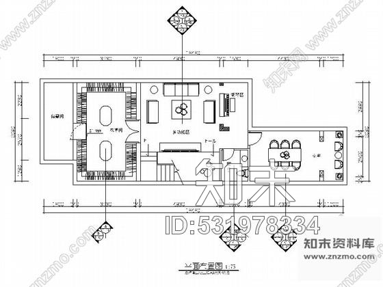 施工图豪华大气欧式古典风格两层别墅装修室内设计施工图含效果施工图下载【ID:531978334】