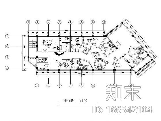 电器公司办公空间设计图施工图下载【ID:166542104】