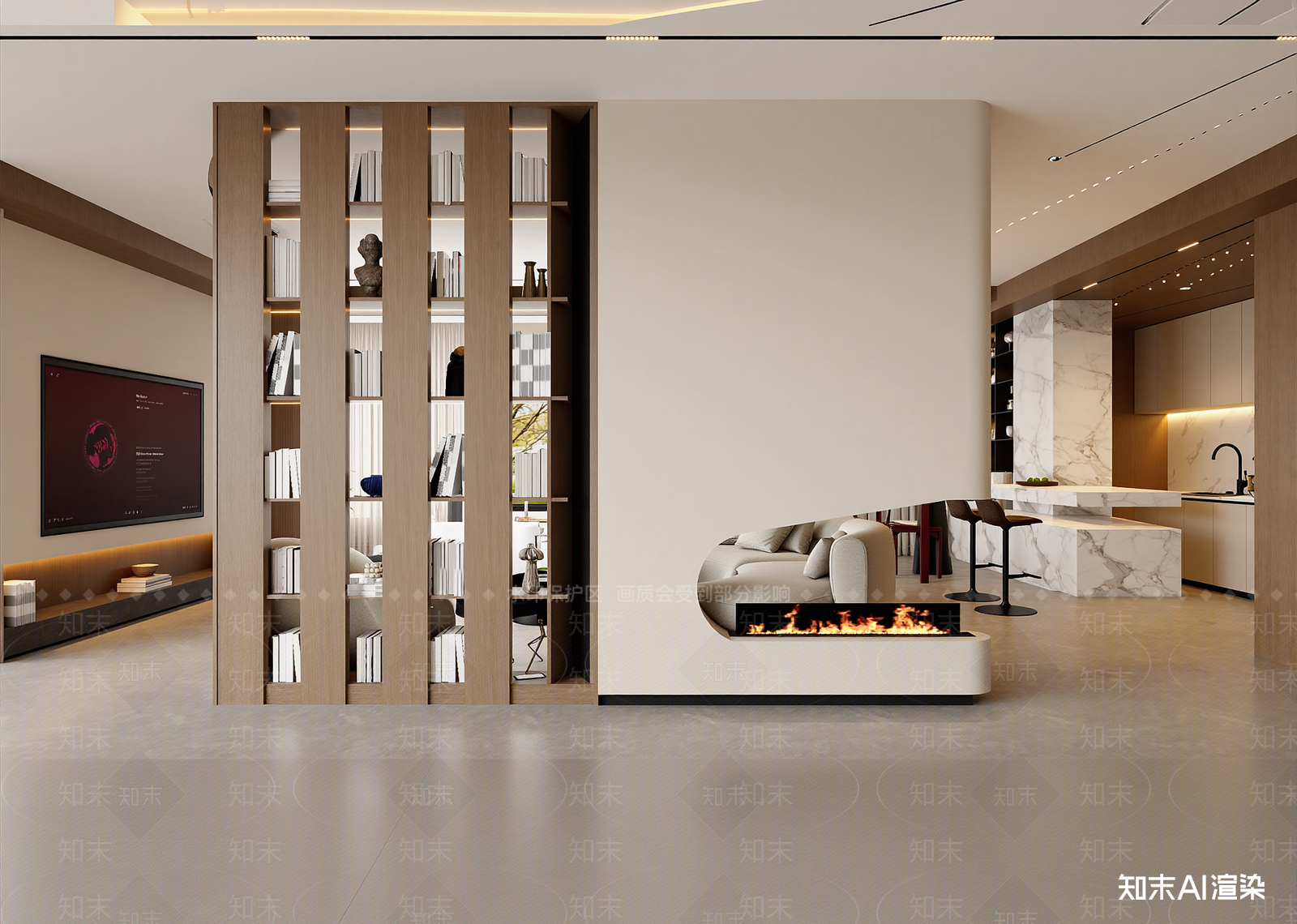 现代客餐厅3D模型下载【ID:1215114513】