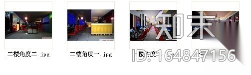 超炫网吧室内装修图（含效果）施工图下载【ID:164847156】