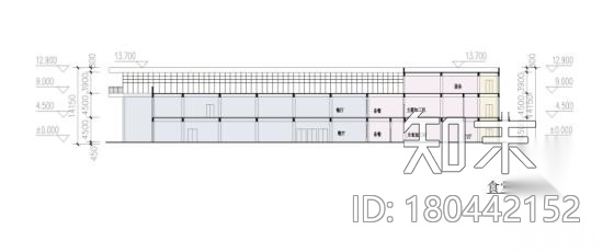 [湖北]五层现代风格白色体块高等学院建筑设计方案文本...cad施工图下载【ID:180442152】