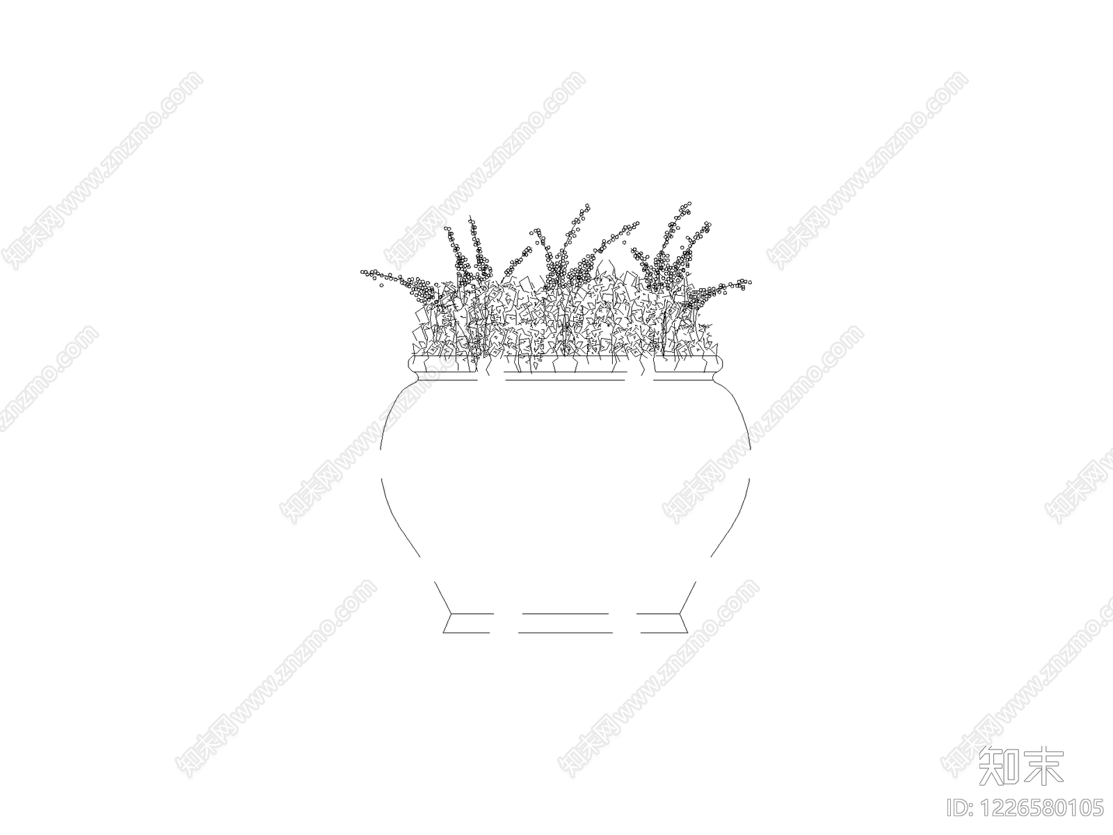 摆件cad施工图下载【ID:1226580105】