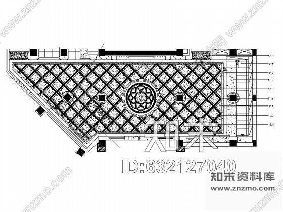 施工图重庆某奢华KTV大厅装修图cad施工图下载【ID:632127040】