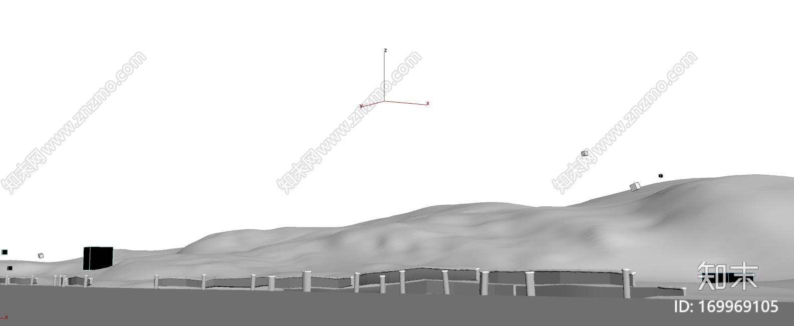 Evermotion栅栏山坡CG模型下载【ID:169969105】