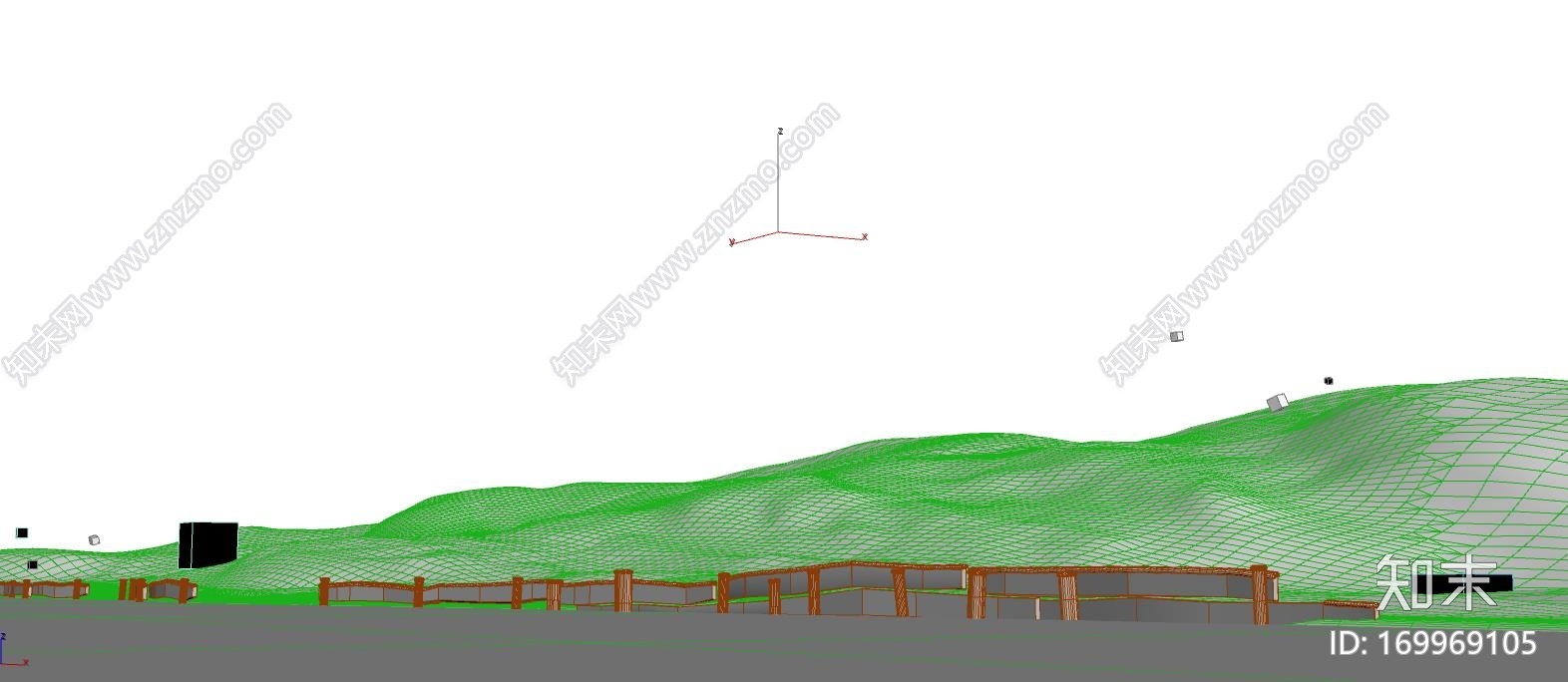 Evermotion栅栏山坡CG模型下载【ID:169969105】