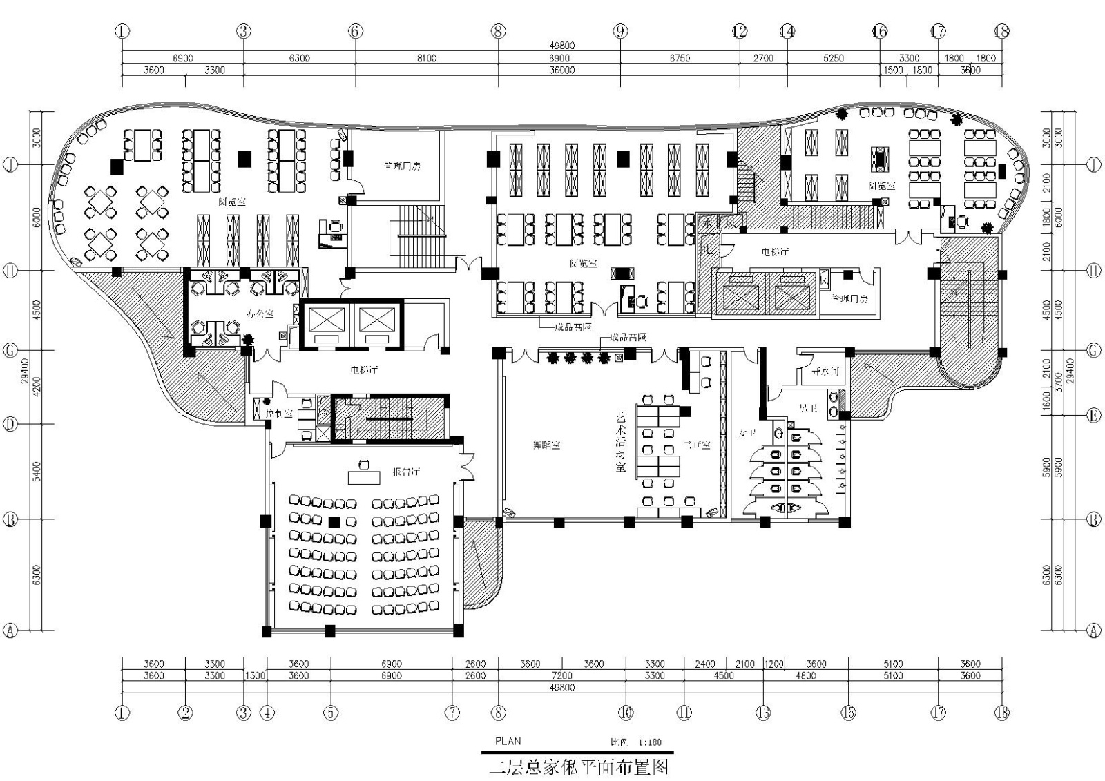 [湖北]某青少年教育活动中心设计图（含效果）cad施工图下载【ID:160713132】