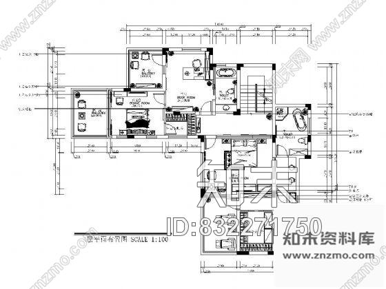 图块/节点双层别墅平面设计图cad施工图下载【ID:832271750】