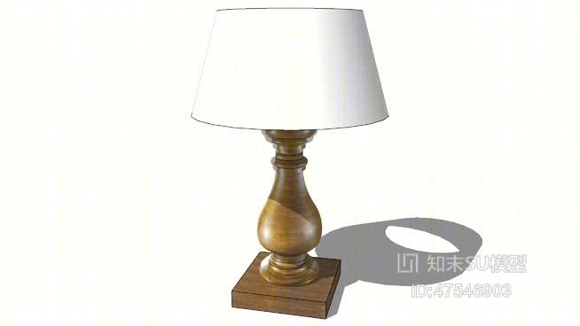 台灯SU模型下载【ID:419236150】