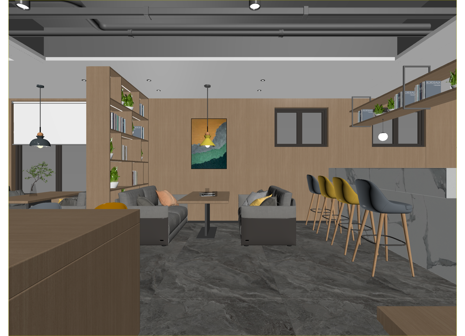 新中式接待室3D模型下载【ID:1214694145】